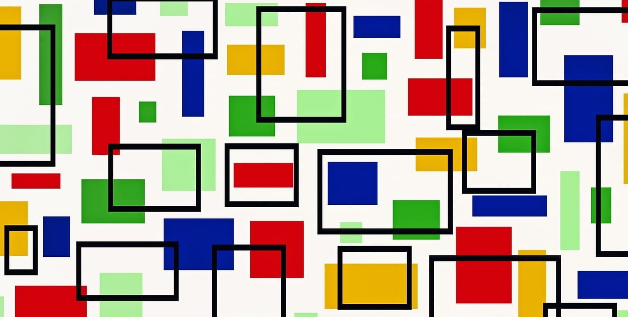 Mondrian style image